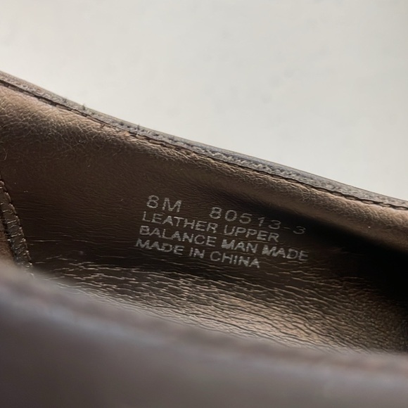 Aerosoles Leather Brown Square Toes Career Loafers Pumps Women’s Size 8 - Picture 9 of 9